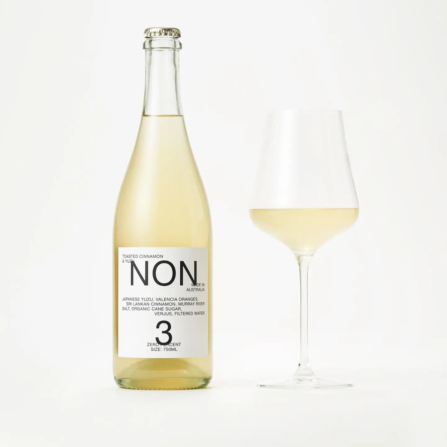 NON3 Toasted Cinnamon & Yuzu Non-Alcoholic Wine