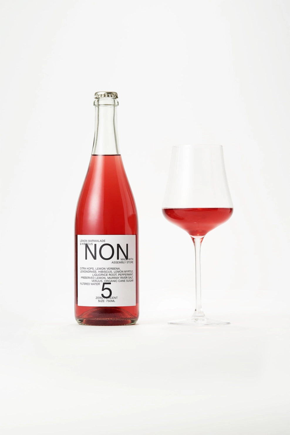 NON5 Lemon Marmalade & Hibiscus Non-Alcoholic Wine