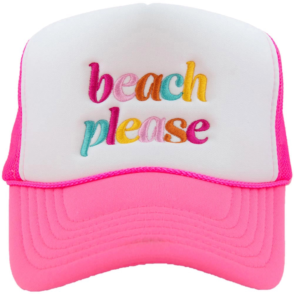 Beach Please Trucker Hat