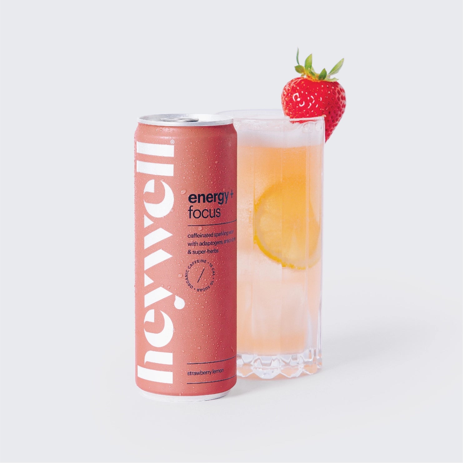 Energy + Focus Sparkling Strawberry Lemon